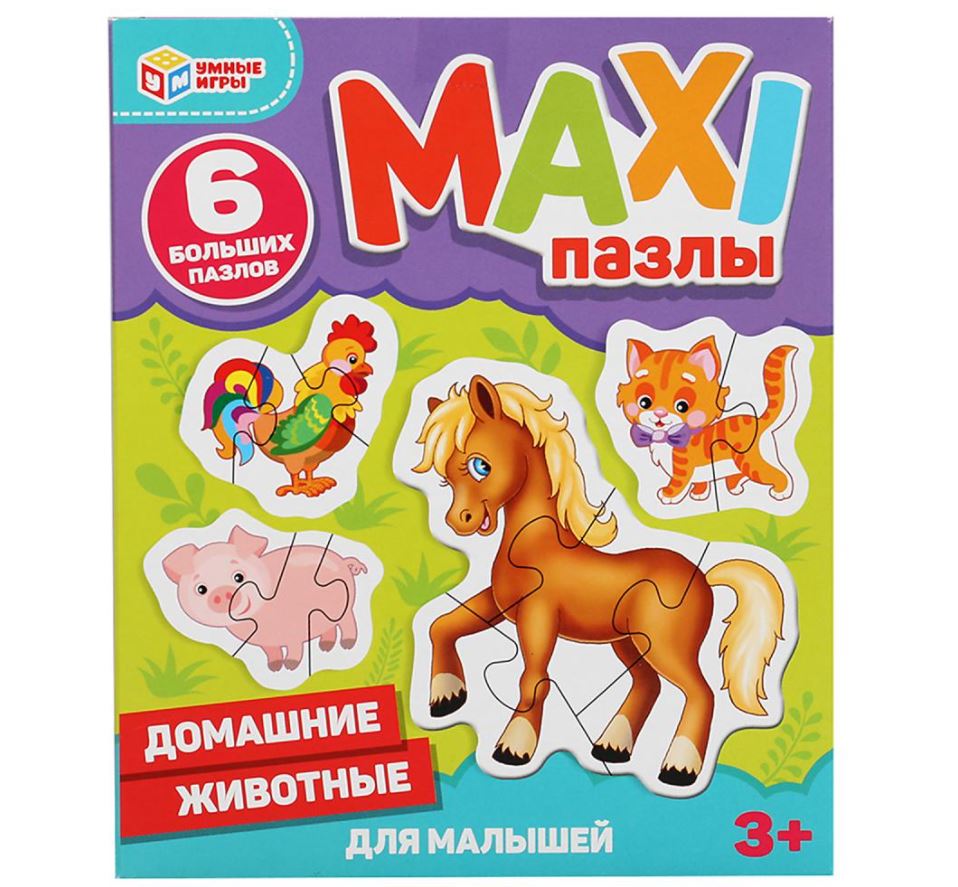Пазлы MAXI «Собирай цвета» (24 элемента) Baby Toys