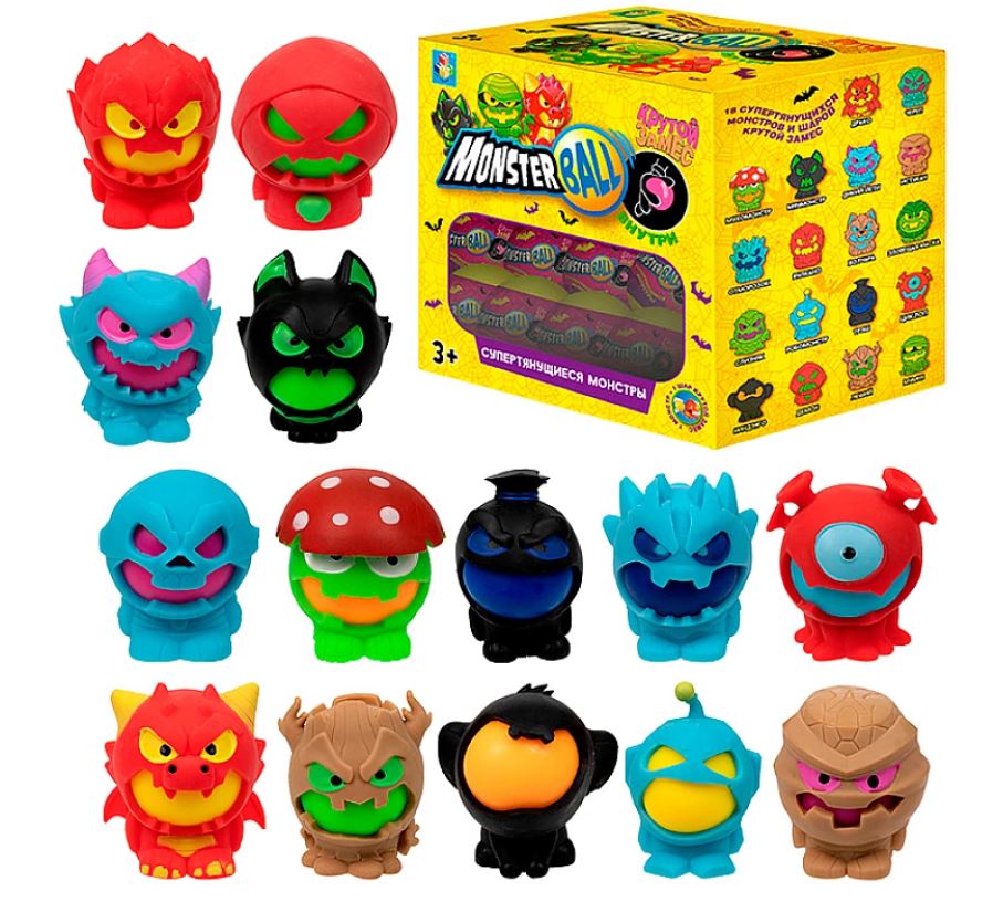 Каталог :: Игротека :: Животные :: Тянущиеся фигурки в шаре "Monster ...