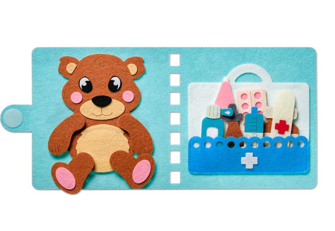 Книжка игрушка из фетра