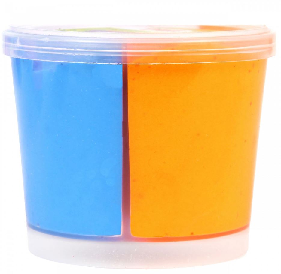 Пластилин 2 цвета. Оранжевый пластилин. Жидкий пластилин для детей. Легкий пластилин (оранжевый).