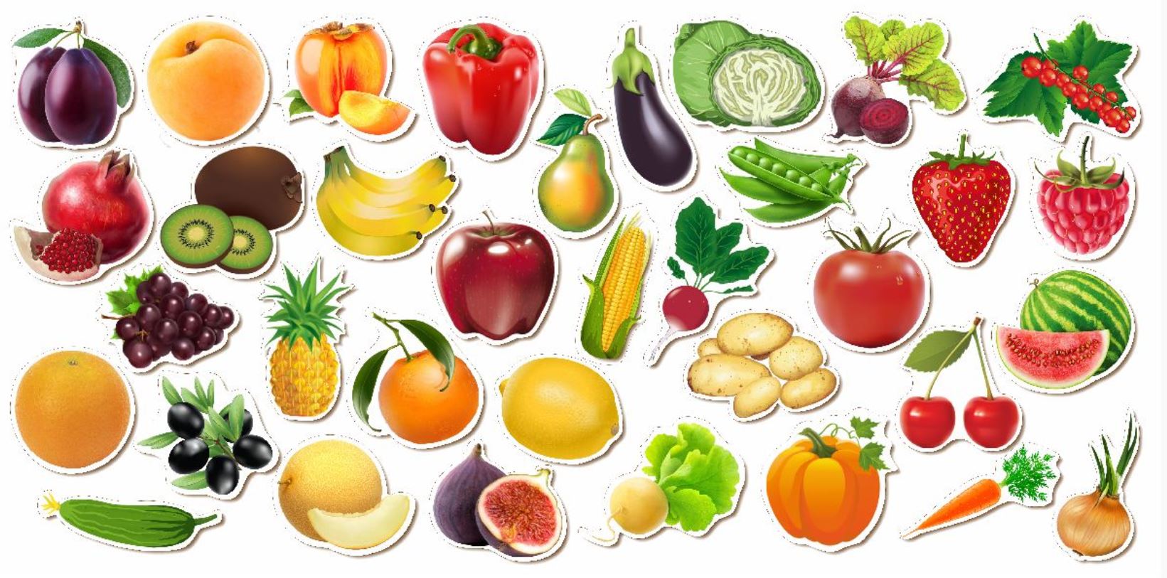 Овощи и фрукты для детей