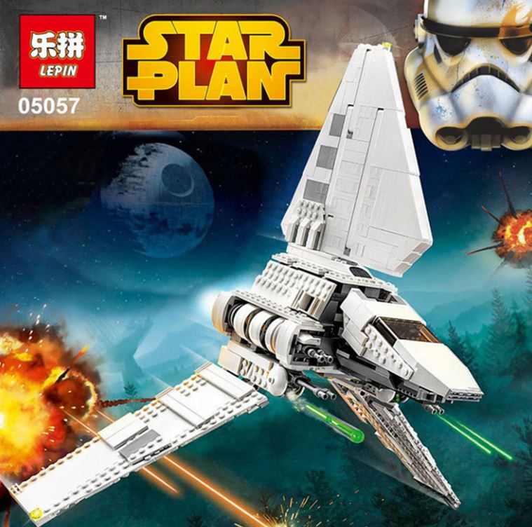 Конструктор Lepin "Star Wars: Имперский шаттл Тайдириум" 977 деталей ...