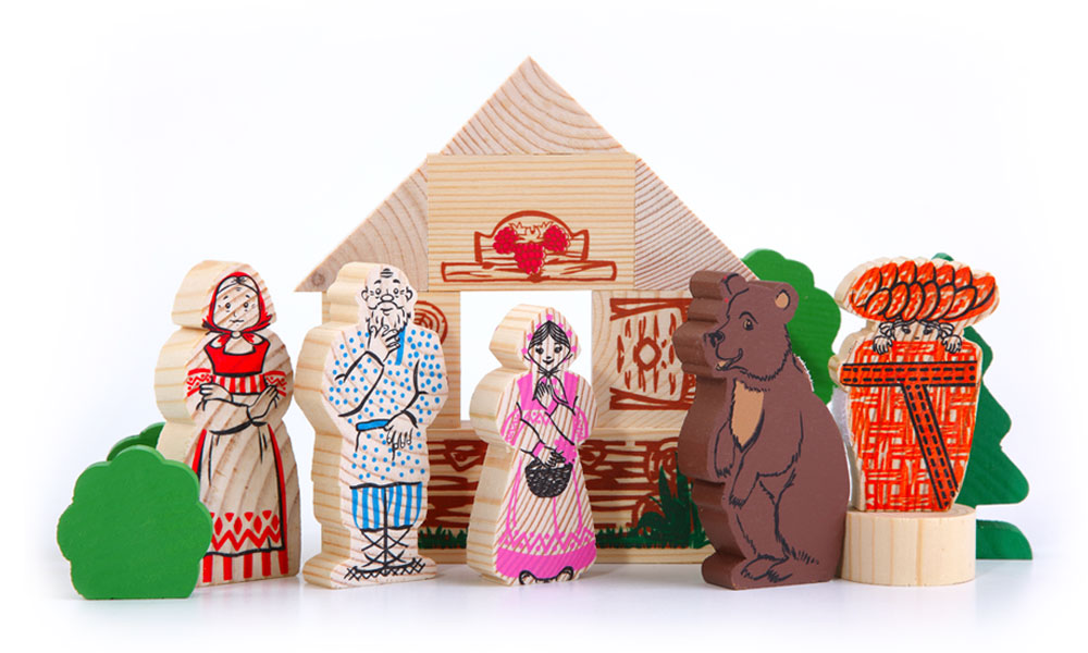 Конструктор-сказка Маша и медведь - купить в магазине развивающих игрушек  ZAK-ZAK