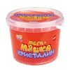 Лизун "Слайм Тайм. Мега-Мяшка Кристалин", 500 гр, красный