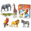 Maxi-пазлы для малышей "Африканские животные", 6 штук