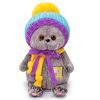 Мягкая игрушка BUDI BASA "Басик BABY в вязаной шапке", 20 см