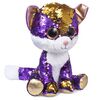Мягкая игрушка "Котёнок Аметист с пайетками", 23 см