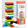 Настольная игра "Падающая башня Kids", мини-версия, разноцветная
