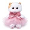 Мягкая игрушка BUDI BASA "Кошка Ли-Ли BABY в юбке с блестками", 20 см