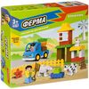 Конструктор Bondibon для малышей "Ферма", 39 деталей