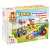 Конструктор 5 в 1 "Техно", 75 деталей