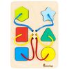 Вкладыш "Фигуры на веревочках" 6 фигур