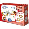 Гибкий трек "Пожарная станция с мостом, воротами и машинкой", 115 деталей