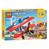 Конструктор Bela 3 в 1 "Creator. Самолет для крутых трюков", 206 деталей