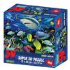 Стерео пазл PRIME 3D "Акульи воды", 63 детали, 31×23 см