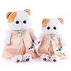 Мягкая игрушка Ли-Ли в нежно-розовом платье с птичкой, 24 см