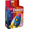 Объемная игрушка из глины "Космическая ракета"