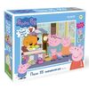 Макси пазл "Peppa Pig. Прогулка по рынку", 35 элементов + наклейки