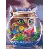 Рисование по номерам "Любопытный котенок" 40 на 30 см