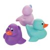 Набор резиновых игрушек для ванны "Уточки", 3 шт
