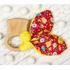 Игрушка грызунок из дерева "Мишка"