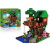 Конструктор Lepin "Майнкрафт. Домик на дереве у реки" 406 деталей