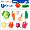 Магнитные фигурки "Овощи" 9 шт