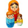 Матрешка "Семья.Эмоции" 3 в 1