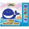 Книга музыкальная с подвижными картинками "Где плавает кит?"