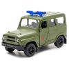 Машинка сувенирная "Уаз Хантер военный", в коробке, 1:50
