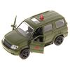 Машинка сувенирная "УАЗ Патриот Военный", в коробке, 1:50