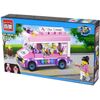 Конструктор Brick "Автомобиль с мороженным", 212 деталей