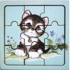 Пазл "Котик" 9 деталей