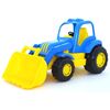 Машинка из пластика "Трактор-погрузчик"