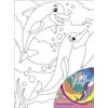 Холст для рисования по номерам "Дельфины"
