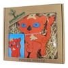 Пазл из дерева "Кошечка" в коробке