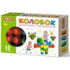 Конструктор с погремушками "Колобок" 12 деталей