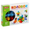 Конструктор с погремушками "Колобок" 17 деталей