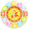 Часы из дерева, 18 x 18 см