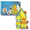 Кукольный дом из дерева, желтый 80,5 x 48 x 29 см