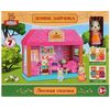 Игровой набор "Домик зайчика", в наборе 7 предметов