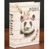 Шкатулка-книга "Панда-индеец"