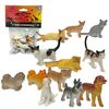 Игровой набор животных "Собаки и кошки", 12 штук
