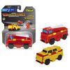 Автовывернушка 1toy Transcar 2в1: Пожарная машина – Джип, 8 см