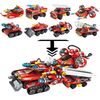 Конструктор-трансформер 1TOY Blockformers  "Трансфайертрак", комплект из 8 шт