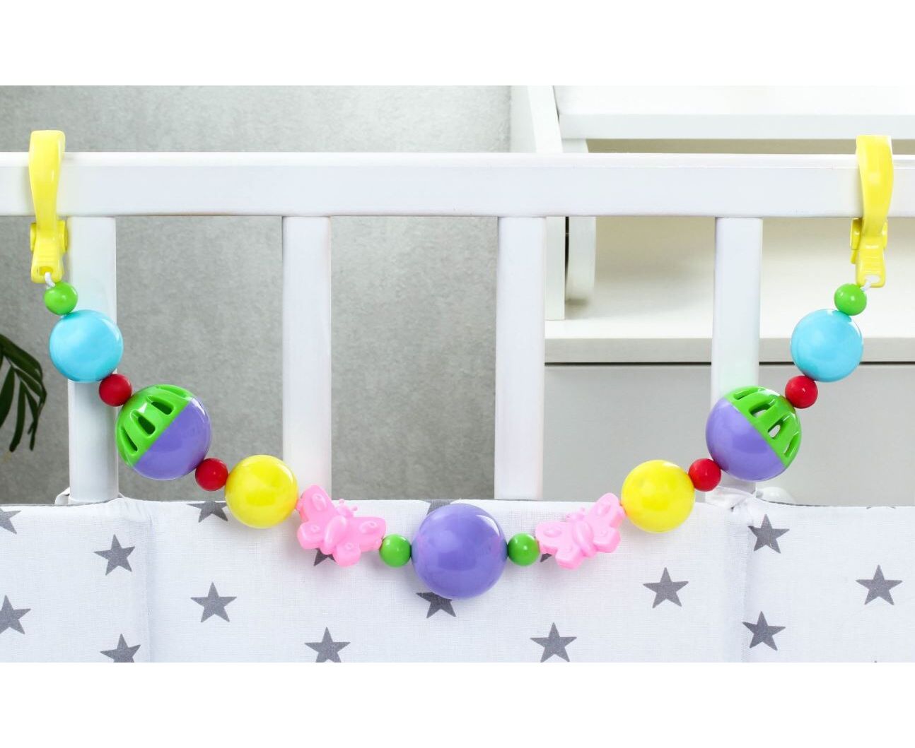 Растяжка на коляску для новорожденных. Деревянная растяжка на коляску. Игрушка растяжка на коляску. Погремушки для новорожденных. Подвеска для новорожденных.