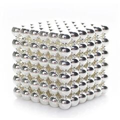 Неокуб, 216 шариков по 5 мм, цвет серебро