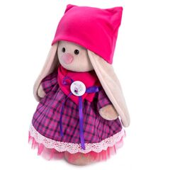 Игрушка мягкая BUDI BASA "Зайка Ми в платье со снудом и шапкой", 31 см