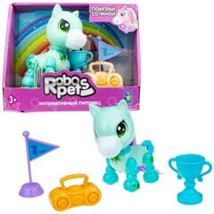 Интерактивная игрушка "Robo Pets Игривый пони", мятный