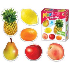 Maxi-пазлы для малышей "Фрукты", 6 штук